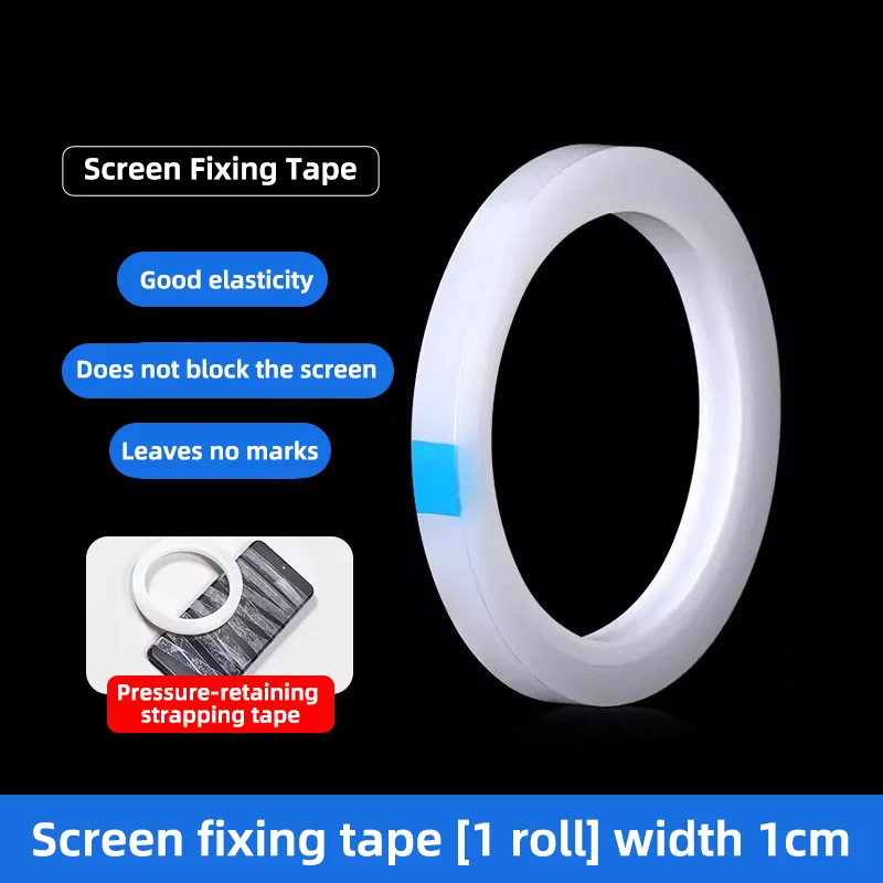 Conjunto de fita de fixação de tela para reparo de celular, 10mm, não bloqueia a tela, baixa viscosidade para celular, conjunto de ferramentas de reparo pcb