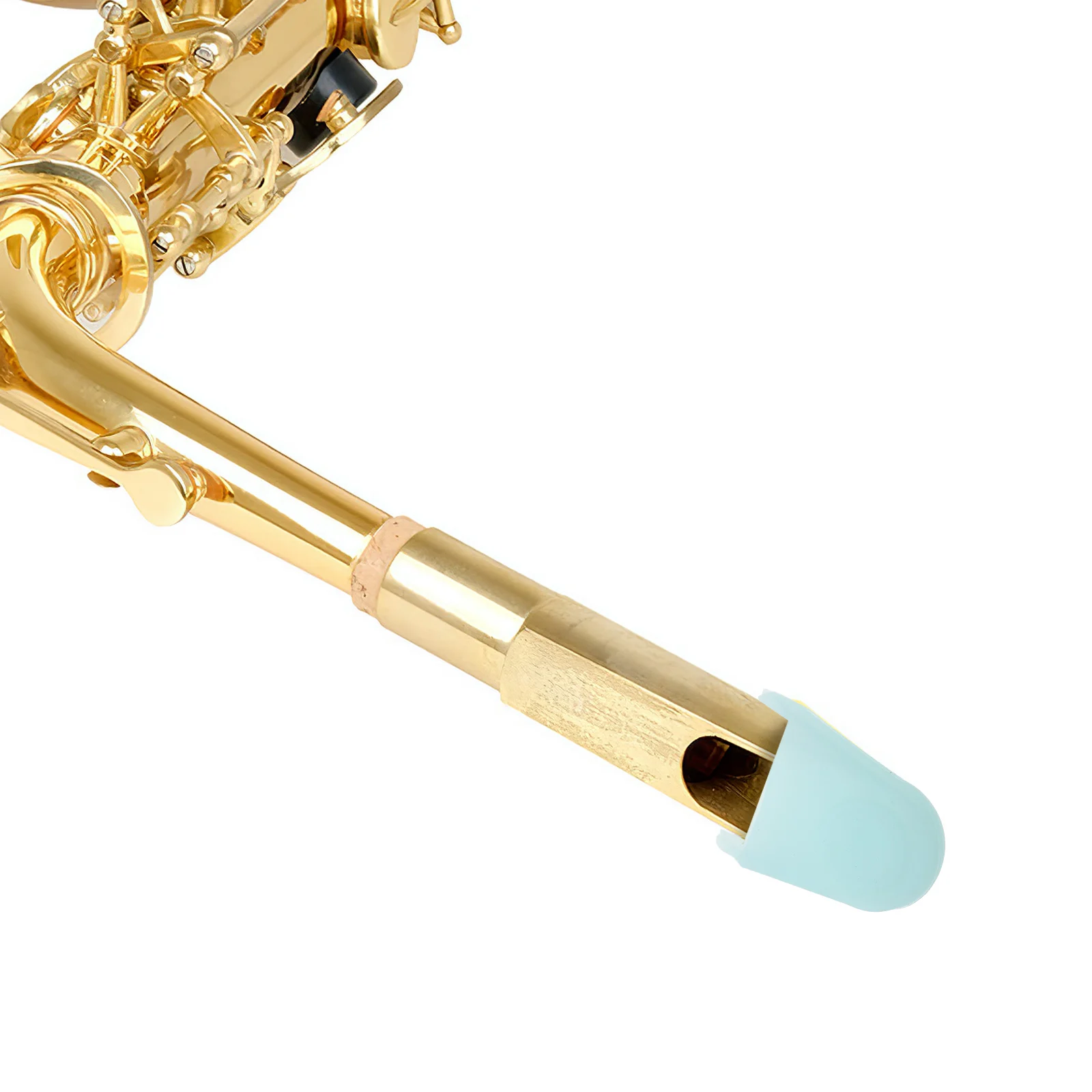 

Mouthpiece Protective Cap Silicone Case Saxophone Protection Cover Sky-blue Cases Music Instrument Accessory