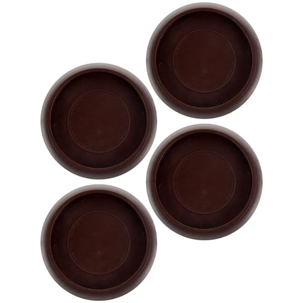 

4pcs Table Leg Pads Non-slip Coasters Replaceable Stoppers Durable Plastic Bed Protectors Multi-function Chair