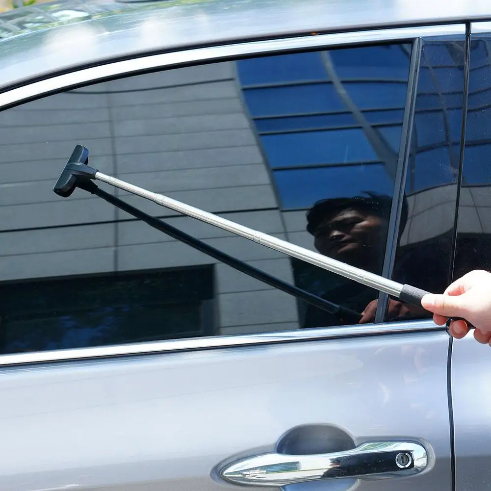 Wiper Washing Maintenance Extendable Handle Car Side Cleaning Tool Window Glass Squeegee Mirror Portable Mirror Rainy Z7N3