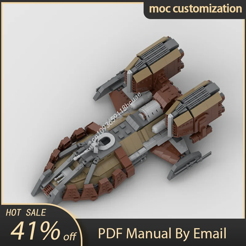 

2026 шт. MOC WLO-5 Speeder Tank Pirate Star Battle Model Building Block Diy Творческая сборка Развивающие кирпичи Игрушки Подарок ребенку