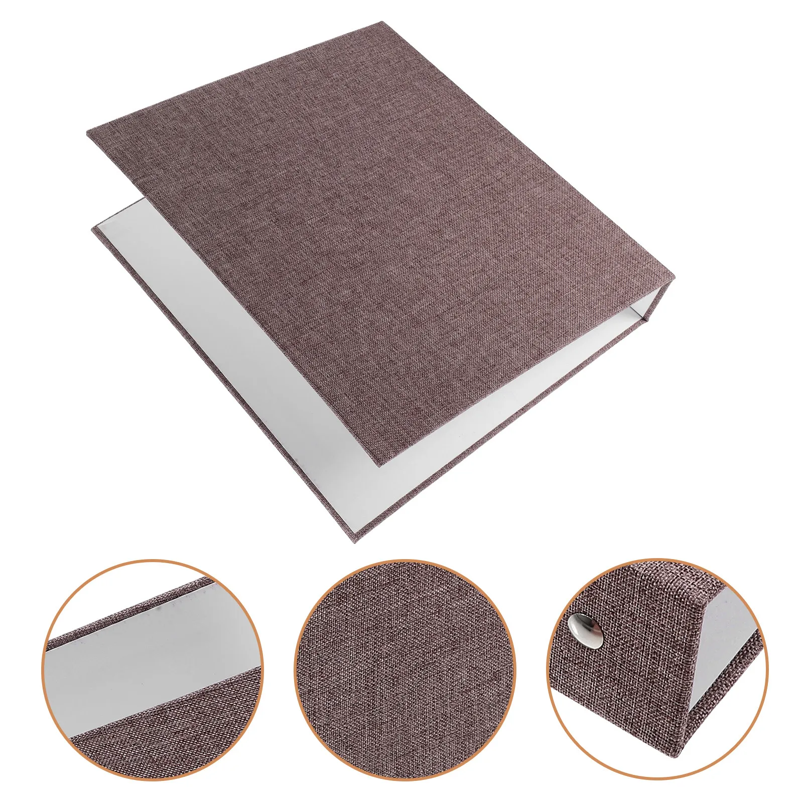 

Loose-Leaf Binder Cover Fabric Refillable Notebook Cover 3-Ring Binder for Student Diary Travel Journal Planner Notes