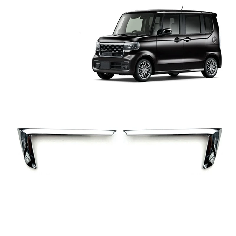 For Honda N-Box JF5 JF6 2023 2024 RHD K-Car Front Center Grille Cover Racing Trim Decorative Sticker Accessories