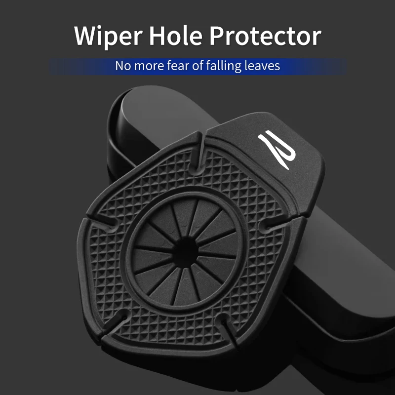 Car Windshield Wiper Hole Protector Silicone Material Dustproof For VW R Magotan Passat Scirocco Golf 5 7 Polo Jetta Sagitar