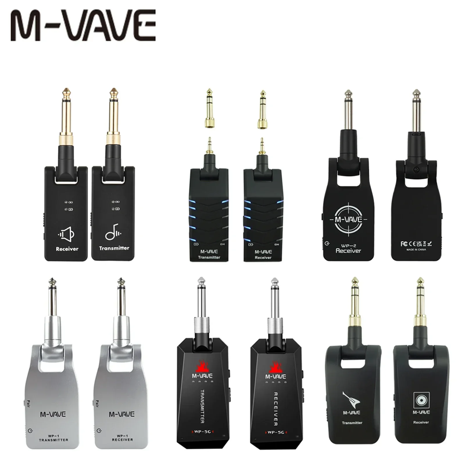 

M-VAVE Guitar Wireless System Transceiver Wireless Audio Amplifier Guitar Transmitter Receiver Electric Guitar Bass Parts