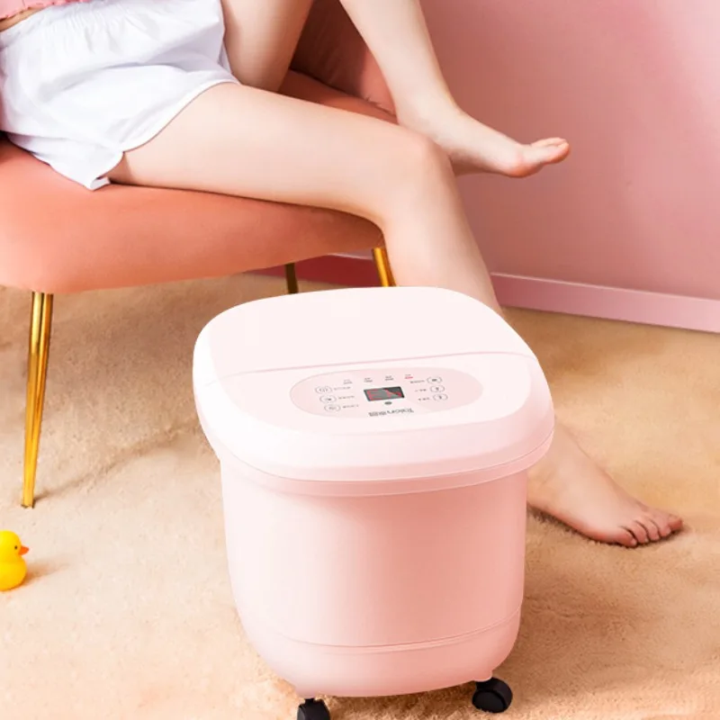 Morandi Pink Foot Bath Bucket Knee Automatic Heating Electric Water Separation Bath Foot Constant Temperature Footbath Machine