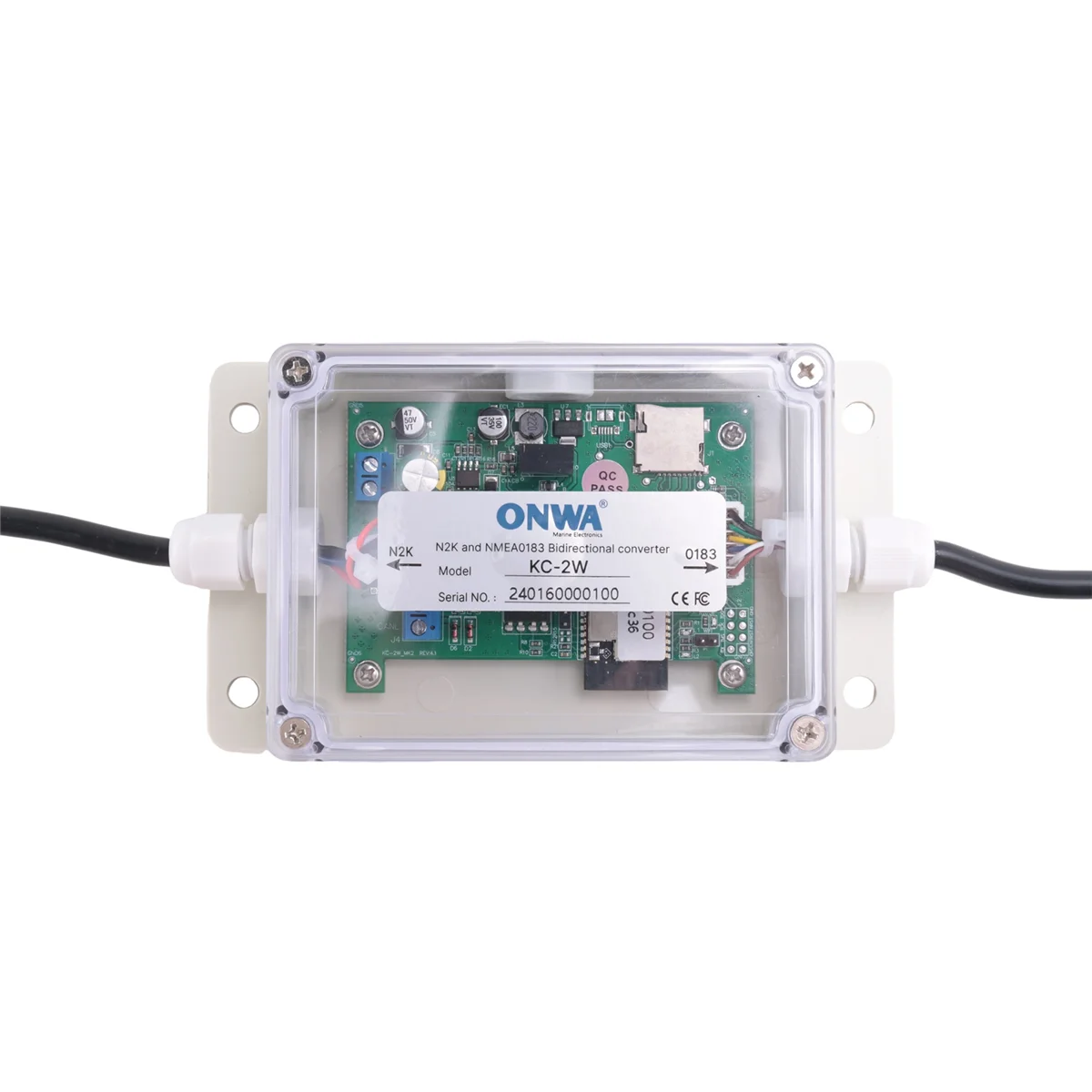 -2W NMEA2000 e NMEA0183 convertitore bidirezionale IPX67 impermeabile DC 9-30V convertitore bidirezionale accessori per auto