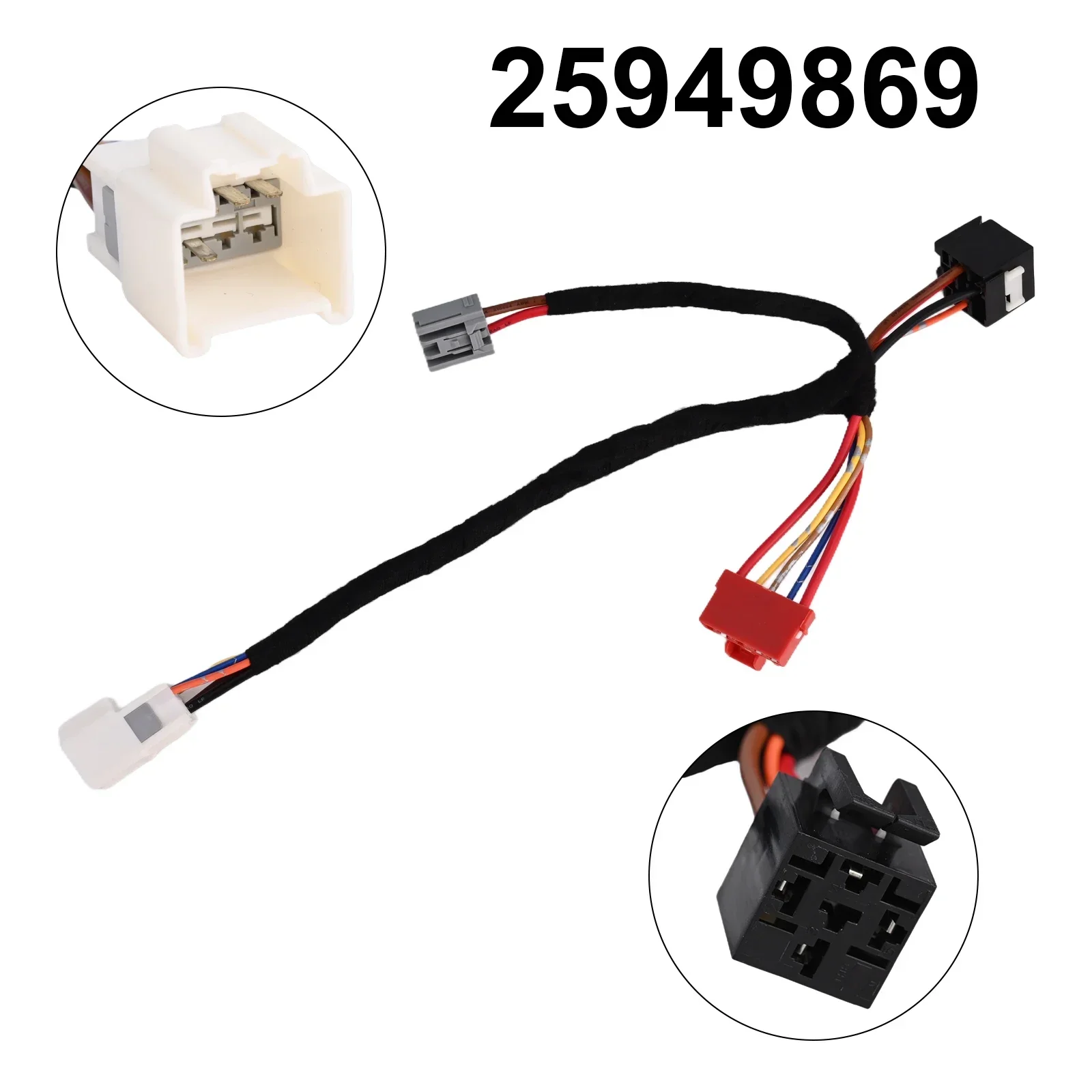 Car Blower Motor Resistor Harness Connector For Hummer For H3 Solstice 25949869 Resistor Wiring Harness