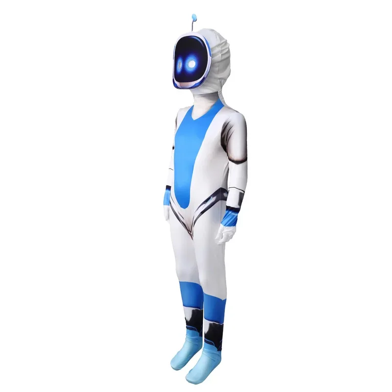 Nuovo Modello Astro Bot Gioco Bambini Adulti Cosplay Tuta Copricapo Completo Spettacolo Costume di Carnevale Abito da Festa