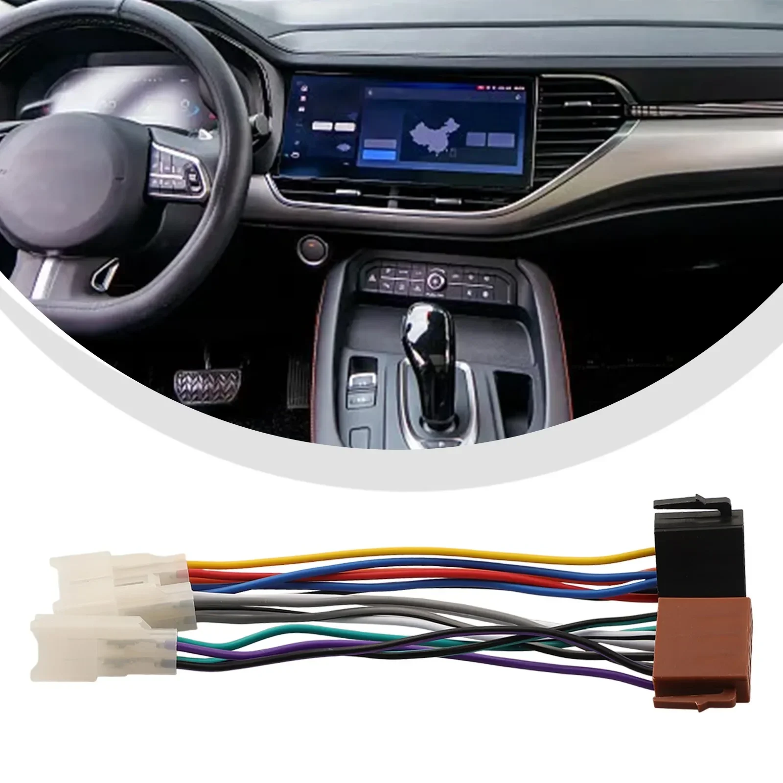 For Toyota For ISO Radio Car Radio Wiring Harness Car Stereo Radio Harness Car Audio Upgrade High Universality