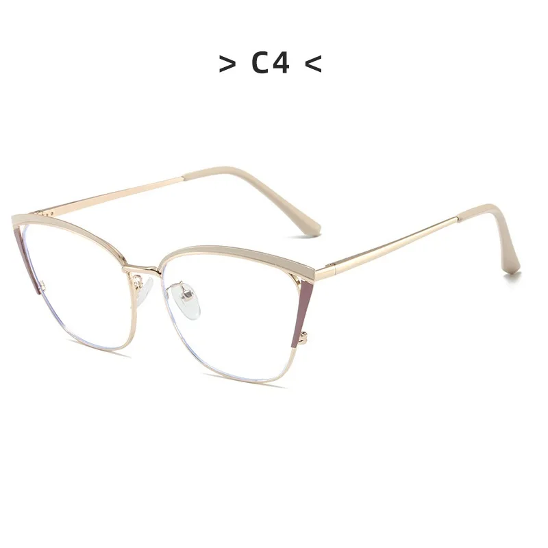 2024 Cat Eye Glasses Clear Frame Women Fashion Transparent Myopia Optical Glasses Frame Cat Eyeglasses Frames female Spectacle