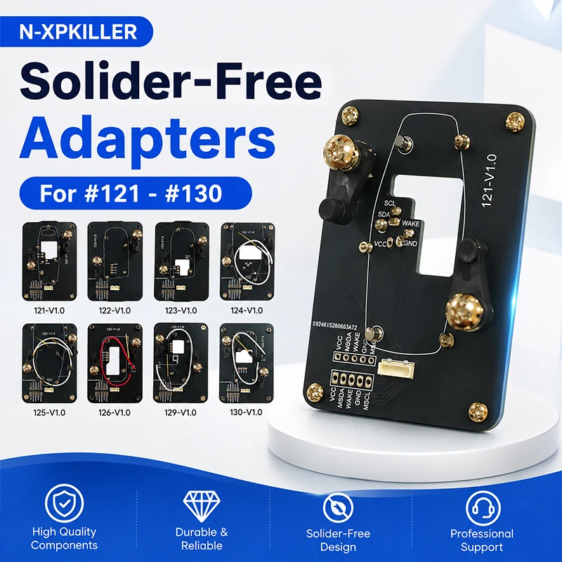 Беспаечные адаптеры CNP259 №121-№130, совместимые с N-xpkiller, поддерживают дистанционное управление с чипом NCF для Ford и Jeep.