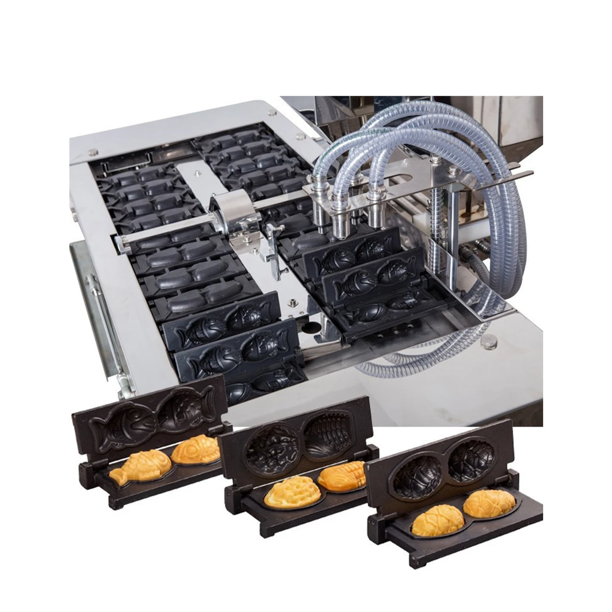 Automatic Mini Small Shapes Delimanjoo Cake Bread Making Machine Equipment