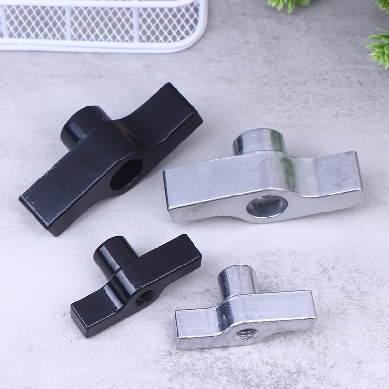 1pc Wing Nut Truss Clamp Handle Parts Galvanized Aluminum M8 M12 Handle Black Gray Nut Knob T-nut for Light Hook