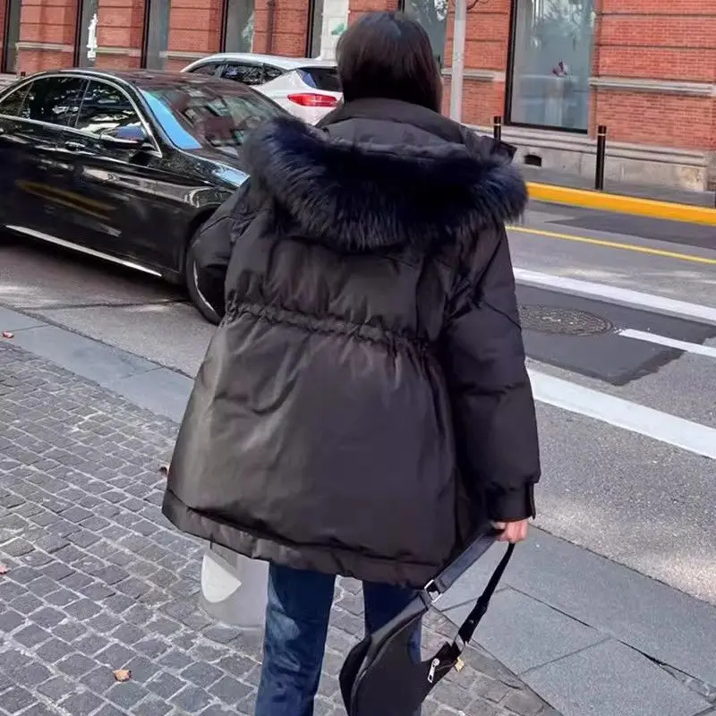 Winternieuw donsjack voor dames Commuter Hoodie Oversized Parker donsjack