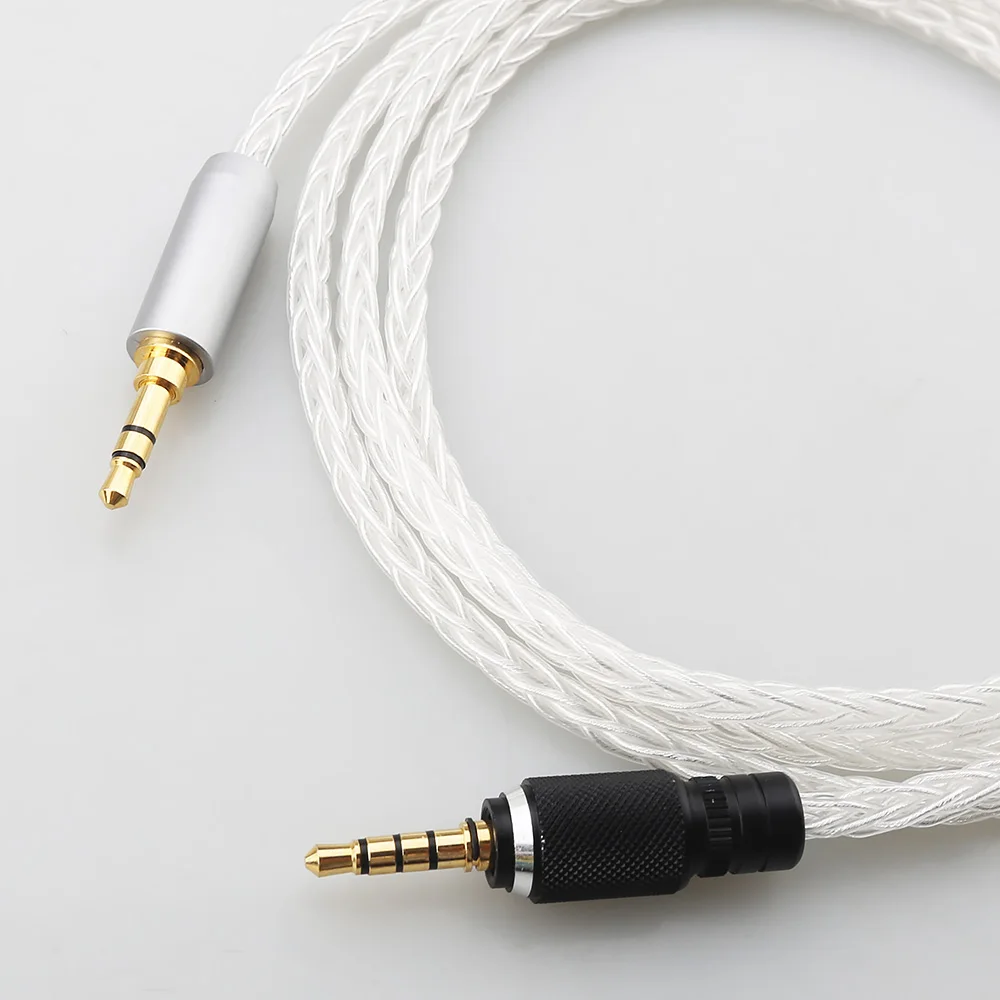 Audiocrats Premium 7N Silver Headphone Upgrade Cable Compatible with Sony MDR-M1/MV1/M1ST