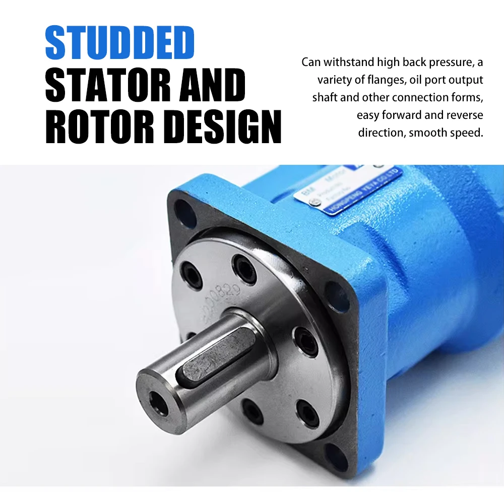 มอเตอร์ไฮดรอลิก BMR - มอเตอร์ไฮดรอลิกแบบออร์บิทัล BMR 50/160/200 มอเตอร์ไฮดรอลิกประสิทธิภาพสูงสำหรับงานหนักและอุปกรณ์ก่อสร้าง