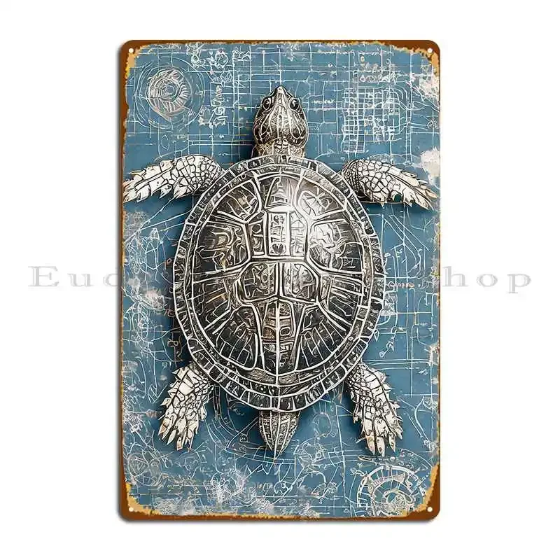 Engineering Blueprints Of Futuristic Ideas Metal Sign Vintage Wall Decor Customized Wall Plaque Pub Mural Tin Sign Poster