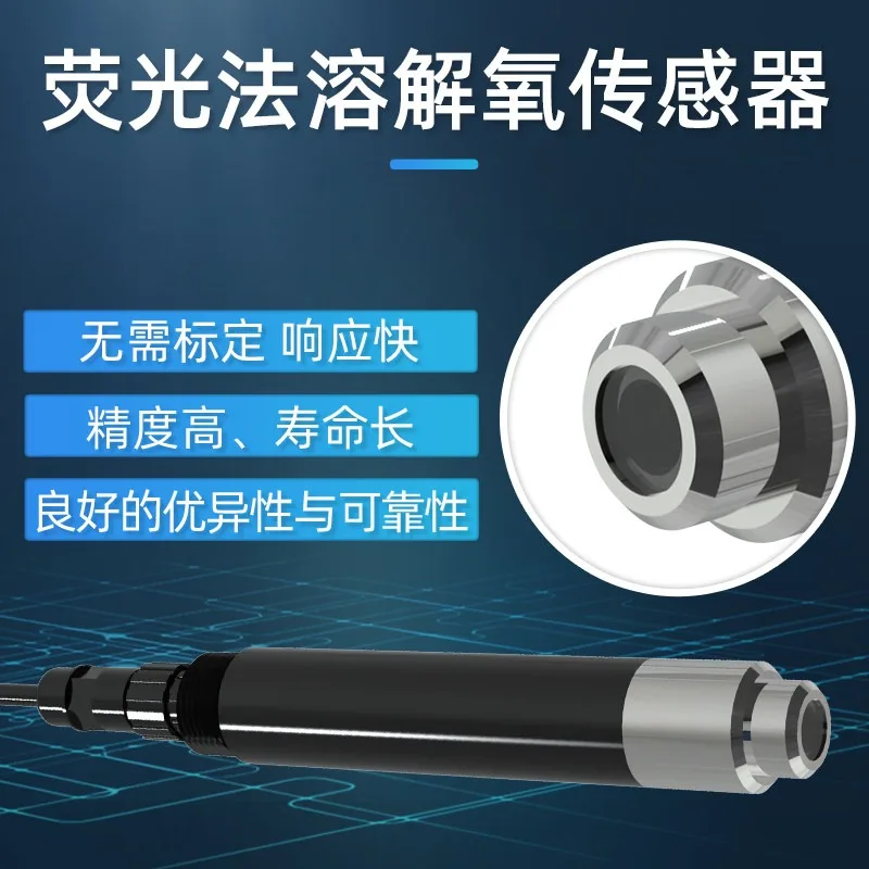 Fluorescent Dissolved Oxygen Sensor Portable Industrial Tester For Oxygen Content Detection In Aquaculture Water Quality