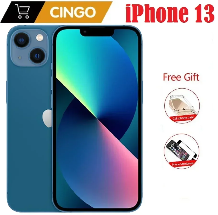 Original iPhone 13 128GB/256GB ROM Unlocked A15 Chip IOS 5G Smartphone Face ID 6.1\