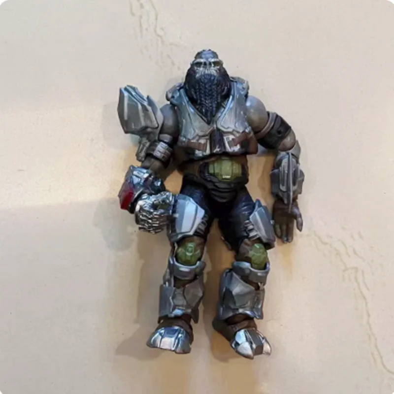 6inch 18cm cartoon Jiralhanae Brute action figure joint doll hard pvc kids collection master chief ferox model toy