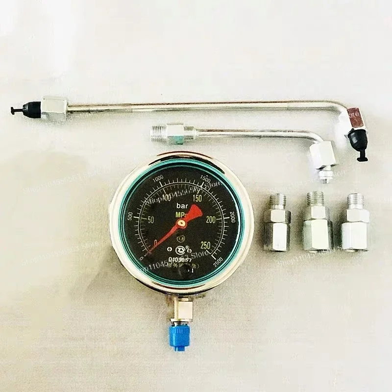

2500bar High pressure common rail pump plunger pressure test tool set 250Mpa diesel pump piston pressure test kits