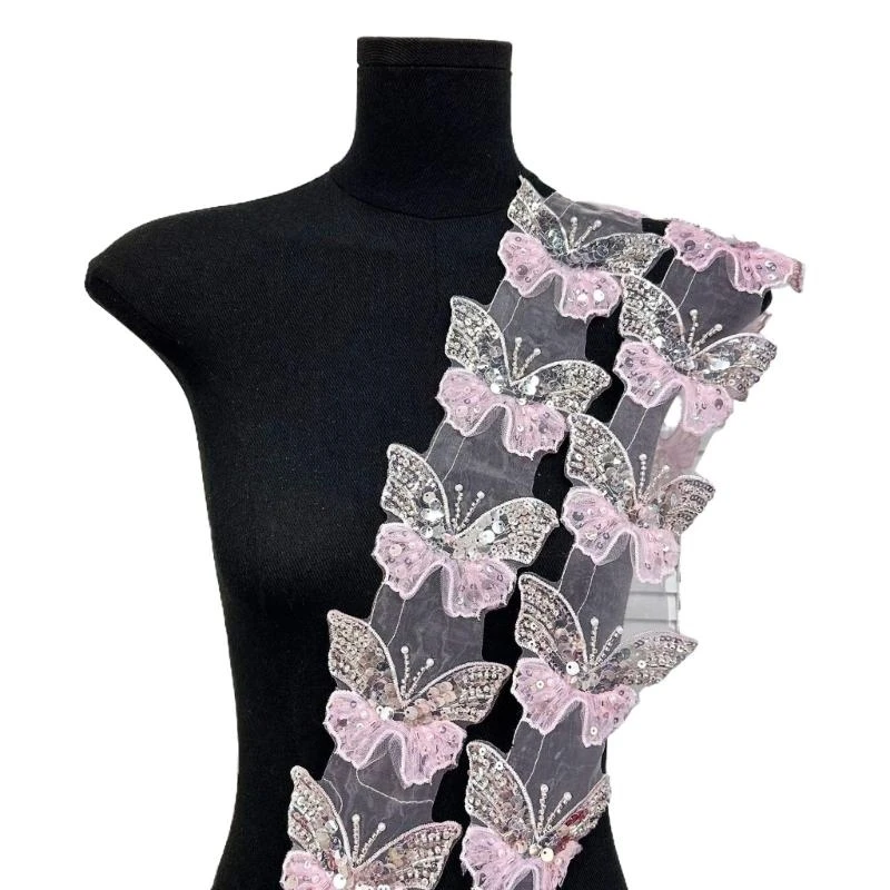 5ASD TULLE Patches papillon