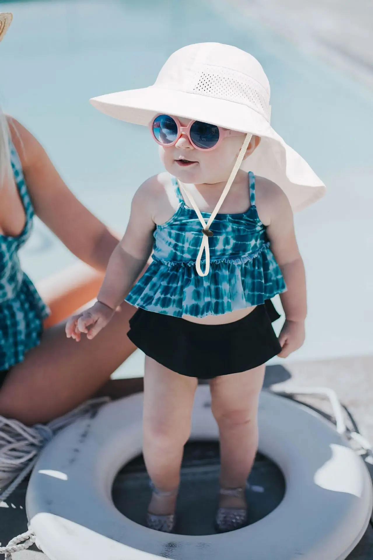 Verstellbare Fischermütze für Kinder, personalisierbar, für Frühling und Sommer, Baby, Sonnenschutz, Halsabdeckung, Mütze für Jungen und Mädchen, 2–6 Jahre, Strandkleidung – Detail 19