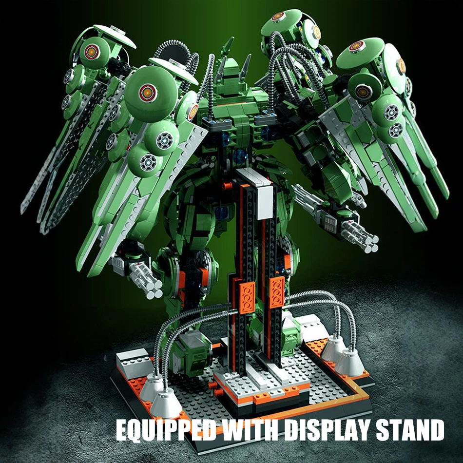 2091 pçs moc armadura mecânica k-shattriyar modelo blocos de construção armado mecha robô arma montagem diy tijolos brinquedos para crianças presentes