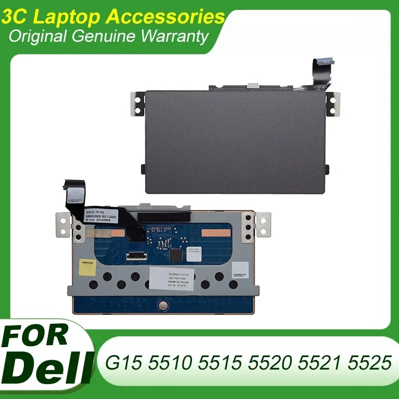 Original New Laptop Touchpad For DELL G15 5510 5515 5520 5521 5525  0KNF31 Click Pad Mouse Board Accessories