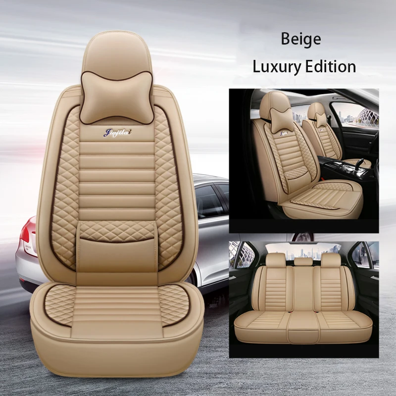 

Universal Leather Car Seat Cover For Mitsubishi All Models Asx Outlander Lancer 10 Pajero Sport Car Accessories Car-Protector