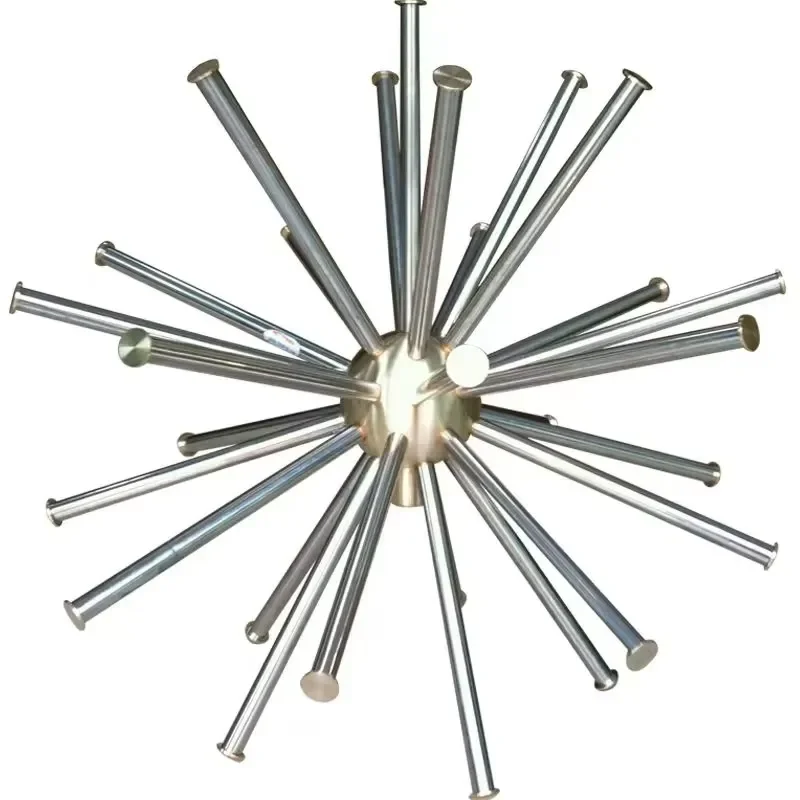 Modern Garden Outdoor Water Fountain Large Stainless Steel Dandelion Decorative for Parks and Big Outside Areas