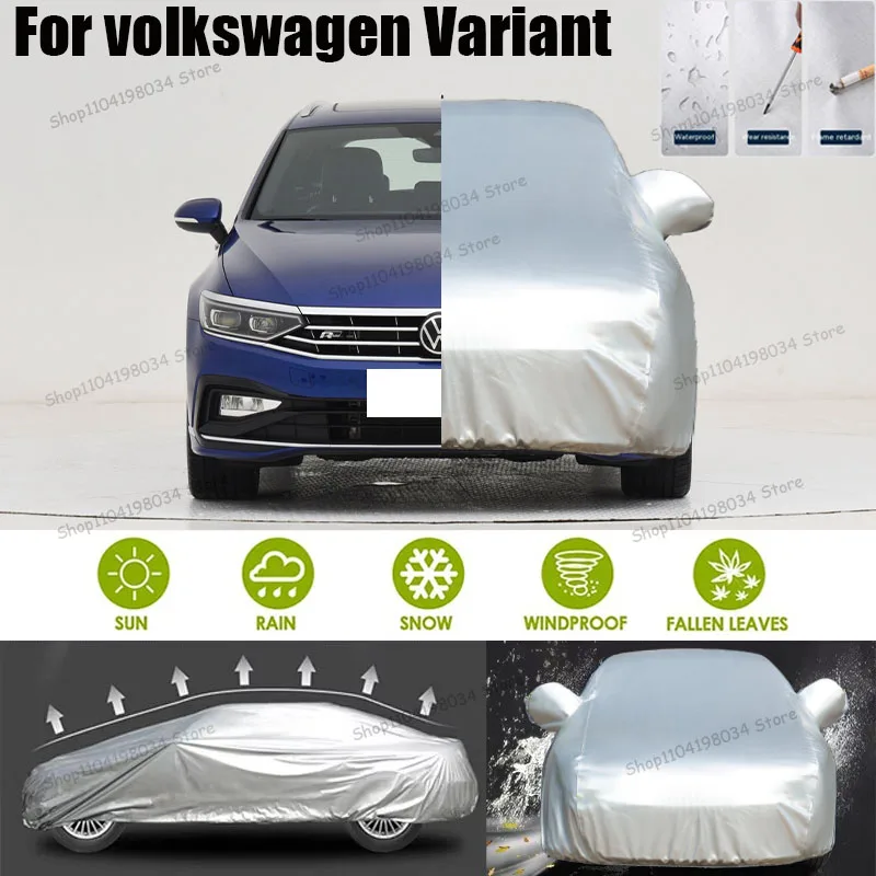 

For volkswagen Variant Auto Anti snow Anti dust Sunscreen Anti-uv Anti peeling paint And Anti Rainwater 210t car cover Car cover