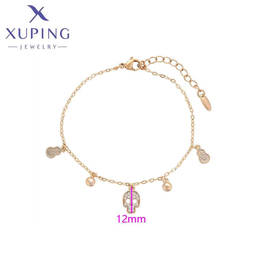 Xuping Jewelry Fashion New Arrival Gold Color High Quality Anklet Foot Chain for Women X000911735