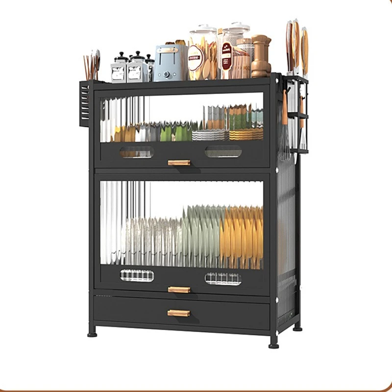 Kitchen with lid Bowl rack Drain rack Household countertop Dish