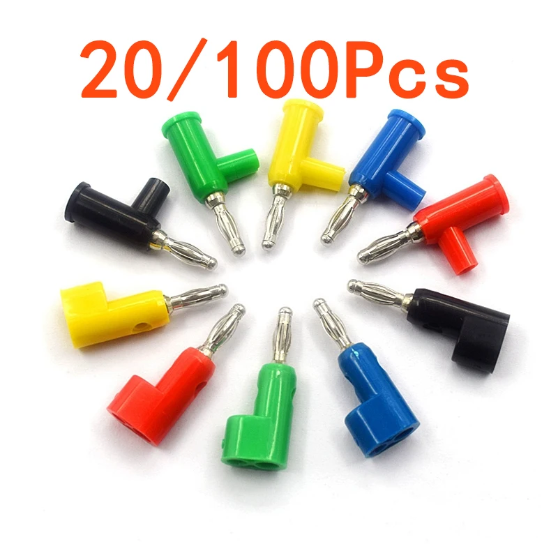 

L - Shaped 4mm Banana Jack Plug Socket for Electrical Connection, Binding Post and Test Terminal