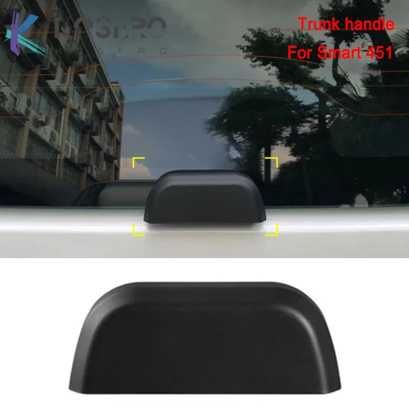 Trunk Door Glass Gate Handle Car Stickers For Mercedes Smart 451 Fortwo Exterior Accessories Modification