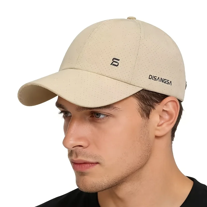 Sommer Outdoor Reise-Laufkappe, leichte, schnell trocknende und atmungsaktive Baseballkappe, Outdoor-Sonnenhut, Angelkappe, Baseballkappe – Detail 3
