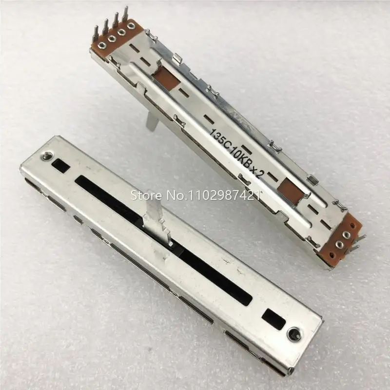 

1 шт. DJM600 Кросс-фейдер 6-контактный, для микшера, ползунковый потенциометр B10KX2, общая длина 88 мм, ход ползунка 45 мм, ручка 20 мм