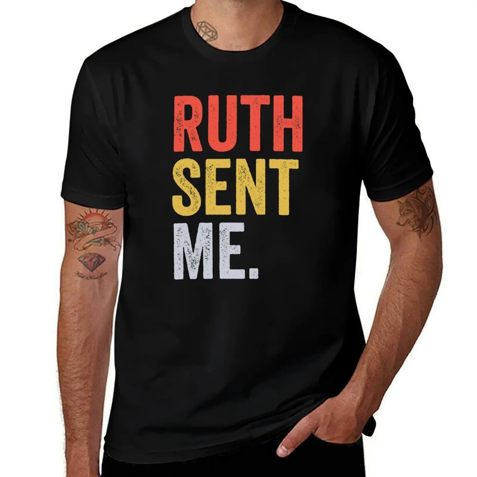 Футболка Ruth Sent Me RBG Notorious с короткими рукавами для повседневной носки