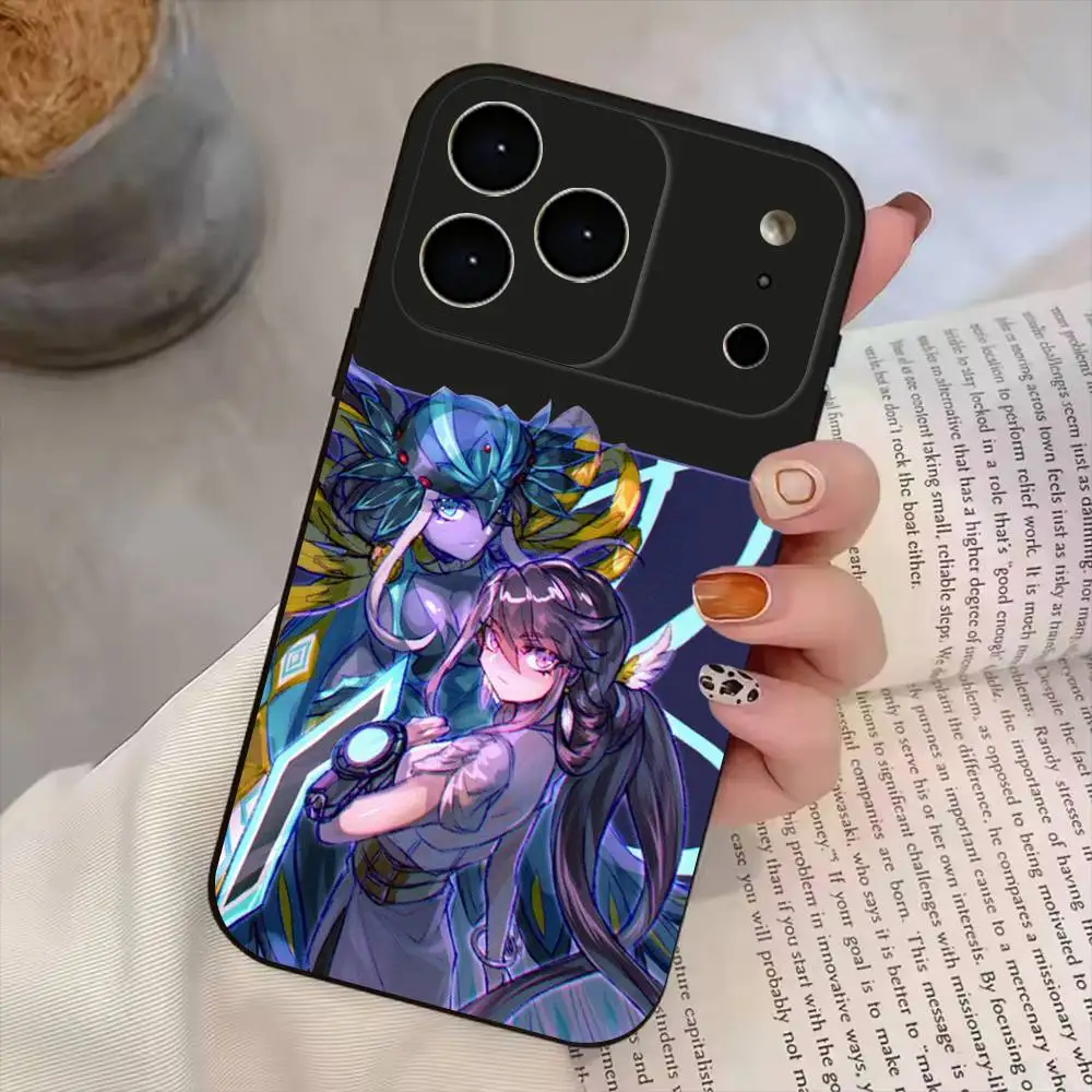 Ruri Kurosaki YU-GI-OH Arc-v Anime  Phone Case For iPhone 17,16,15,14,13,12,11 Plus,Pro Max, Soft Silicone Black Cover
