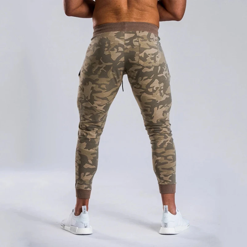 New Men Sweatpants Cotton Camouflage Sports Casual Pants Jogger Fitness Running Pants Gym Bodybuilding Stretch Trousers