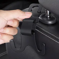 1x Car Seat Storage Hanger Hook Fastener Clip Auto Truck Storage Hook Car Seat Back Hook Headrest Hanger Car Interior Decor Clip