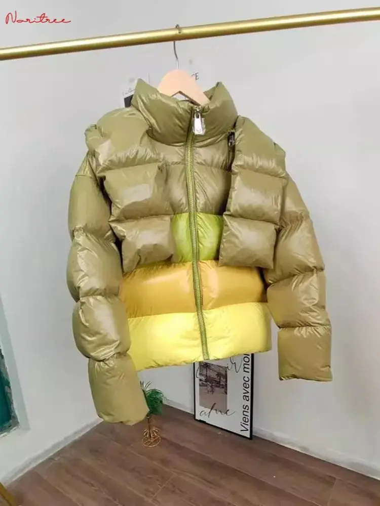 More Than 300g Winter Great Quality 95% Duck Down Coats Thicker Warm Down Coat Female Fashion Hooded Down Parkas wy1838