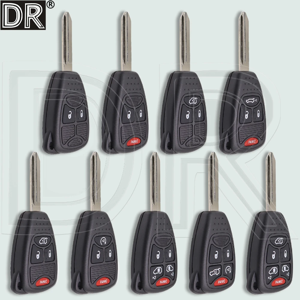 

DR Replacement Car Remote Key Shell Case For Jeep Grand Cherokee Chrysler Dodge Town Country Cruiser Sebring