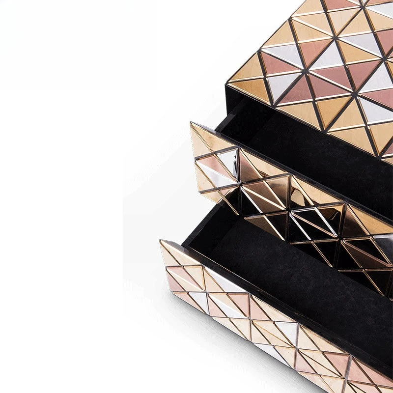 Nachttisch mit Doppelschublade und Stauraum