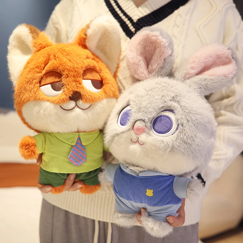 

Zootopia Fox Nick Plush Doll Judy Hopps Stuffed Toy Sloth Flash Animal Figure Birthday Gift For Friends Girls
