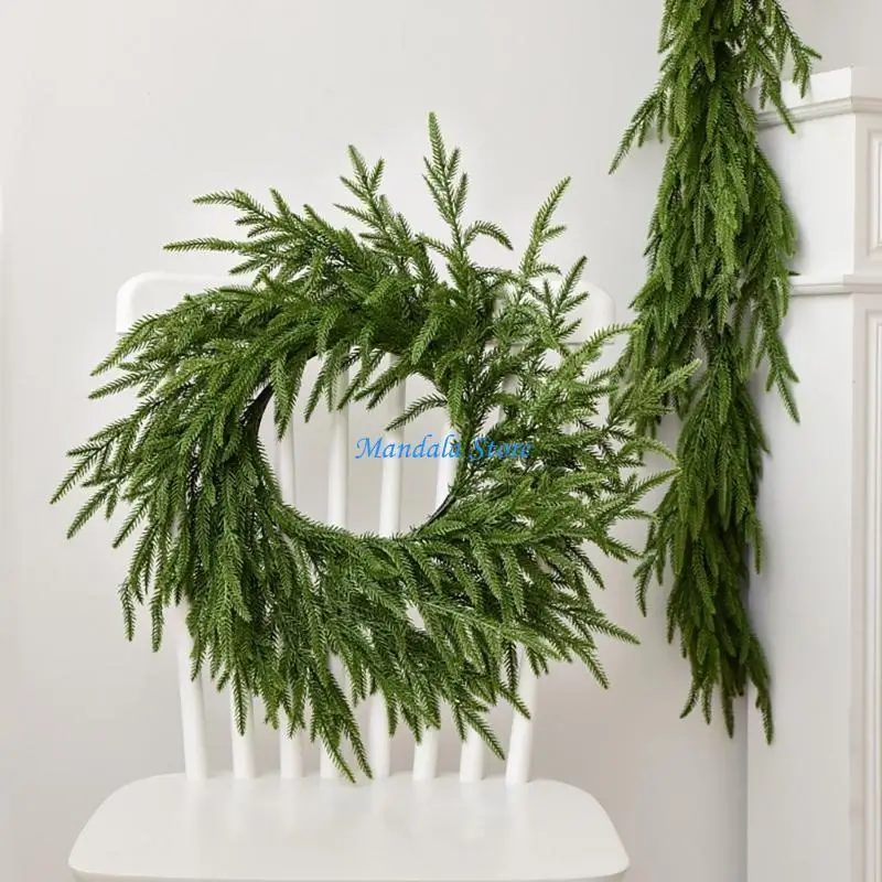 

U2JC Festival Velvets Bowknot Wreath Easy Hanging Decorative Garlands Handmade New Year Ornament Stylish Holiday Decoration