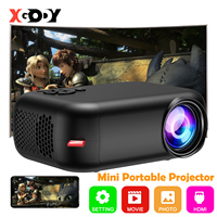 XGODY 1080P LED Projector 2000 Lumen Mini Smart Video Theater HD Portable Home Theater