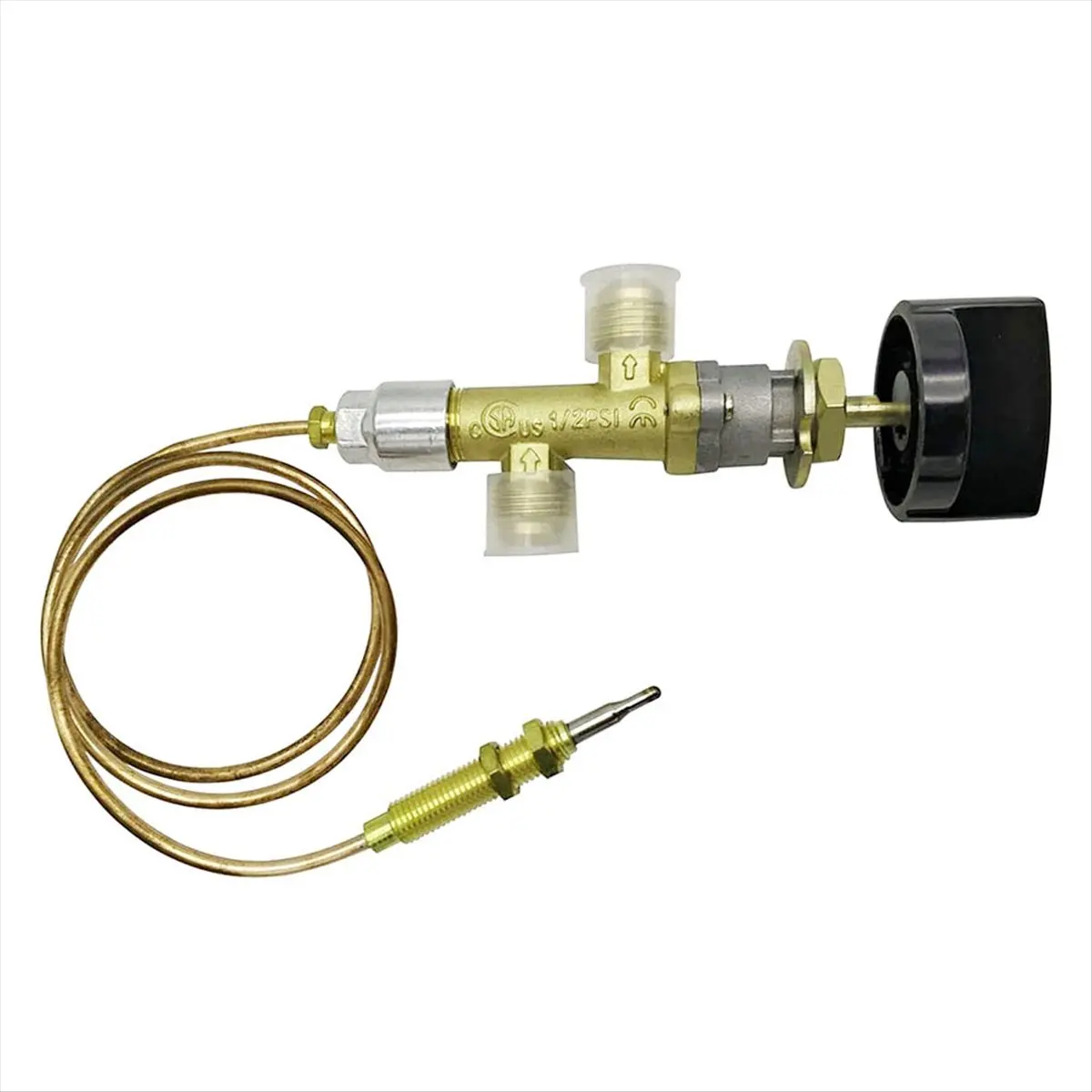 A95G Low Pressure Propane Gas Fireplace Fire Pit Flame Failure Safety Control Valve Kit 5/8-18UNF (3/8Inch Flare)